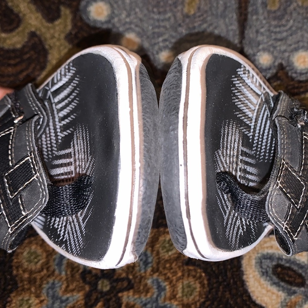 Sz8 Clark’s Collection Black Comfort Sandals - Picture 10 of 16